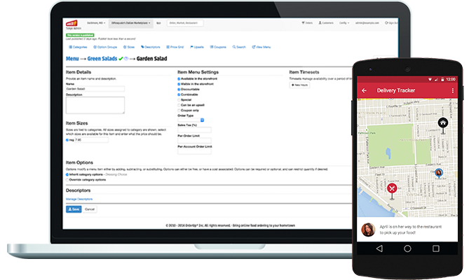 Example of SmartLogic's work on OrderUp