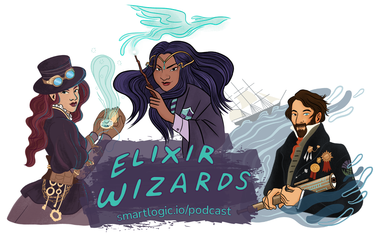 An image of avatars for the hosts of the podcast